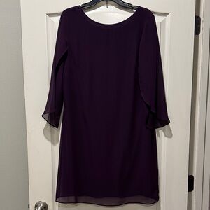 Elegant Purple Women's Dress